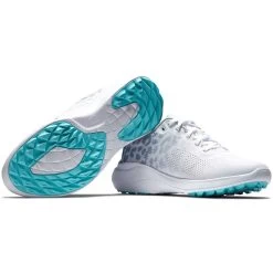 FootJoy Women's FJ Flex Golf Shoes White/Leopard -Pro Golf Shop footjoy womens fj flex golf shoes white leopard 95767 beauty itempicture