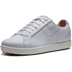 FootJoy Women's Links Golf Shoes White -Pro Golf Shop footjoy womens fj links golf shoes white 98148 front itempicture