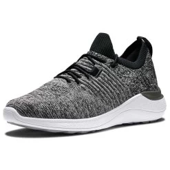 FootJoy Women's Flex XP Golf Shoes Black/Charcoal -Pro Golf Shop footjoy womens flex xp golf shoes black charcoal front itempicture