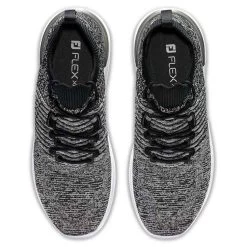 FootJoy Women's Flex XP Golf Shoes Black/Charcoal -Pro Golf Shop footjoy womens flex xp golf shoes black charcoal top itempicture