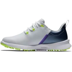 FootJoy Women's Fuel Sport Golf Shoes White/Navy -Pro Golf Shop footjoy womens fuel sport golf shoes white navy 90128 side itempicture