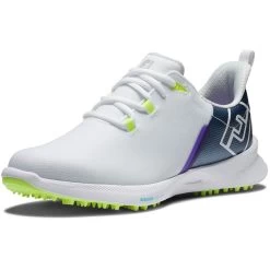 FootJoy Women's Fuel Sport Golf Shoes White/Navy -Pro Golf Shop footjoy womens fuel sport golf shoes white navy 90128 toe itempicture