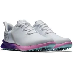 FootJoy Women's Fuel Sport Golf Shoes White/Purple -Pro Golf Shop footjoy womens fuel sport golf shoes white purple 90547 pair itempicture