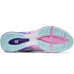 FootJoy Women's Fuel Sport Golf Shoes White/Purple -Pro Golf Shop footjoy womens fuel sport golf shoes white purple 90547 sole itempicture