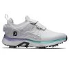 FootJoy Women's HyperFlex BOA Golf Shoes White/Purple
