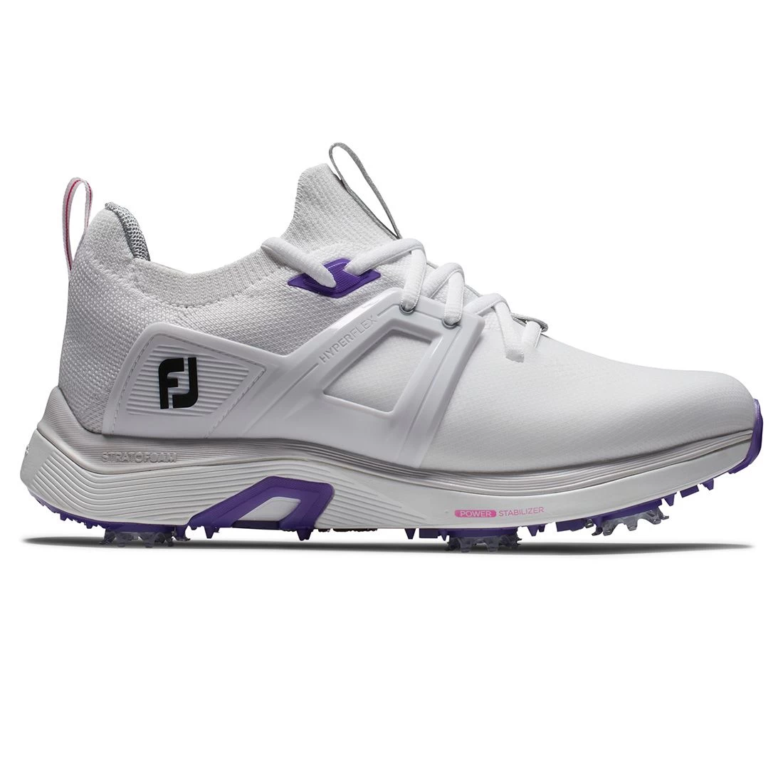 FootJoy Women's HyperFlex Golf Shoes White/Grey 3 FootJoy Women's HyperFlex Golf Shoes White/Grey