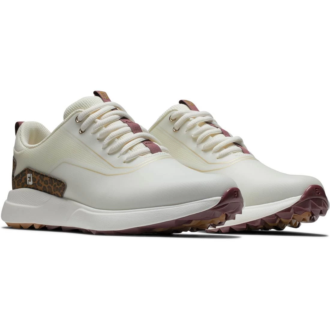 FootJoy Women's Performa Golf Shoes Cream/Leopard Print 6 FootJoy Women's Performa Golf Shoes Cream/Leopard Print - Image 4