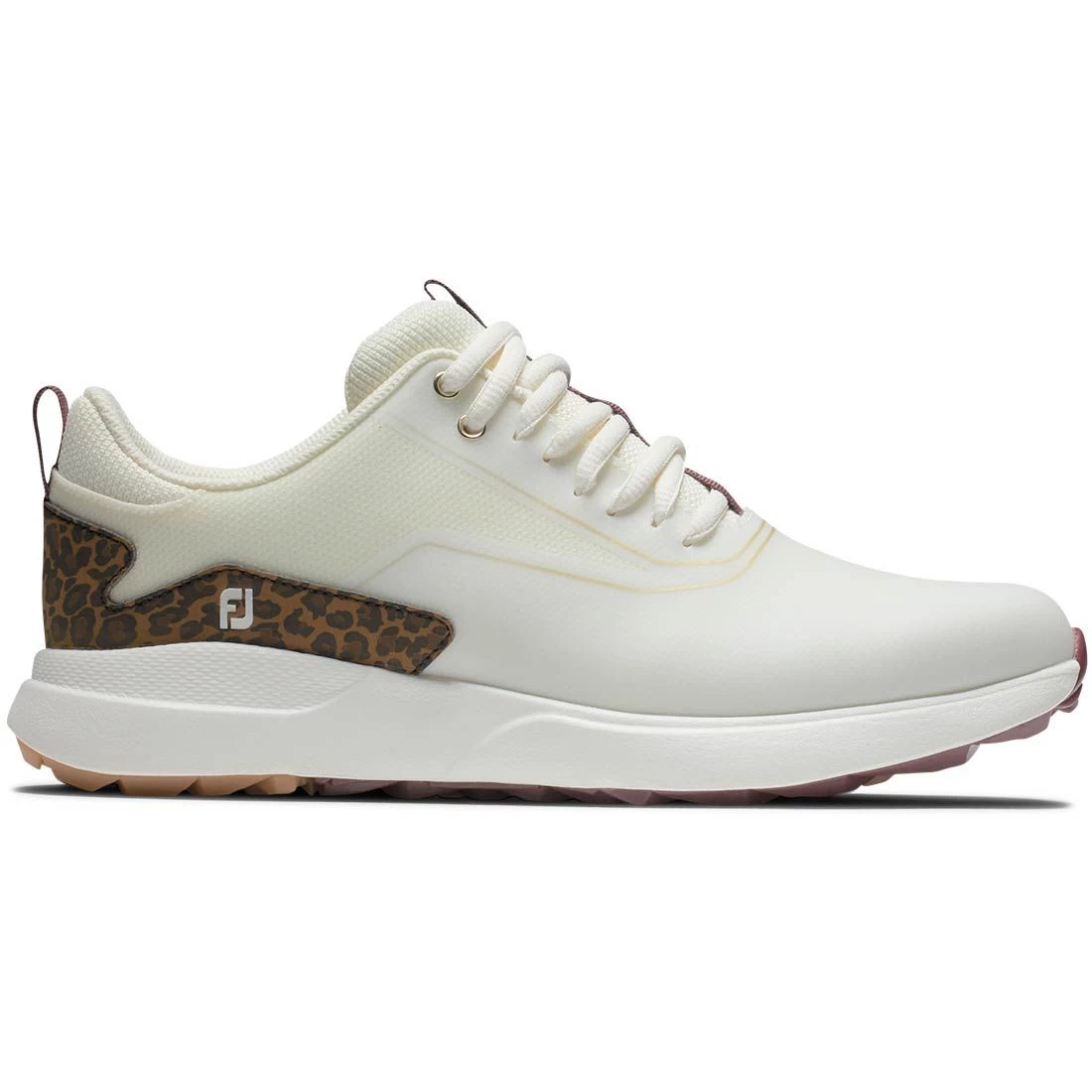 FootJoy Women's Performa Golf Shoes Cream/Leopard Print 3 FootJoy Women's Performa Golf Shoes Cream/Leopard Print
