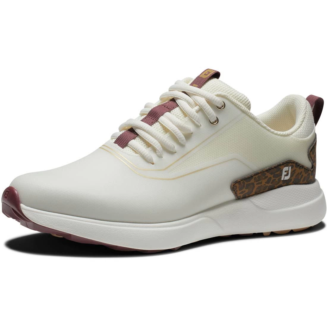 FootJoy Women's Performa Golf Shoes Cream/Leopard Print 5 FootJoy Women's Performa Golf Shoes Cream/Leopard Print - Image 3
