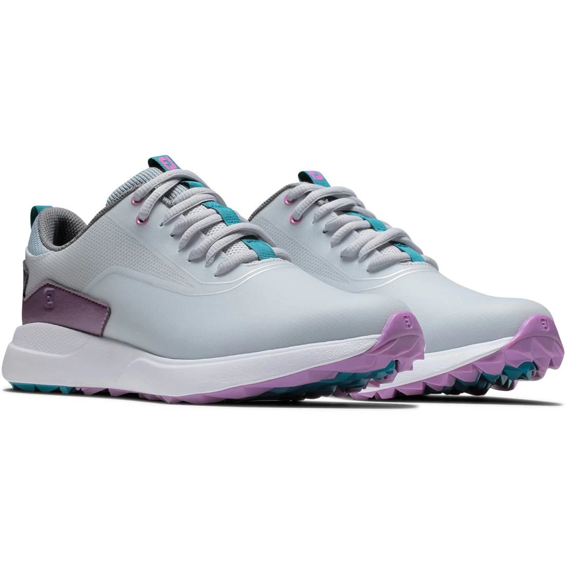 FootJoy Women's Performa Golf Shoes Light Grey/Purple 6 FootJoy Women's Performa Golf Shoes Light Grey/Purple - Image 4