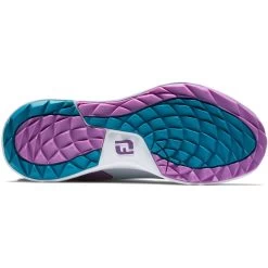 FootJoy Women's Performa Golf Shoes Light Grey/Purple 10 FootJoy Women's Performa Golf Shoes Light Grey/Purple -Pro Golf Shop footjoy womens performa golf shoes light grey purple 99204 sole itempicture
