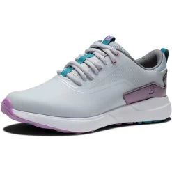 FootJoy Women's Performa Golf Shoes Light Grey/Purple 11 FootJoy Women's Performa Golf Shoes Light Grey/Purple -Pro Golf Shop footjoy womens performa golf shoes light grey purple 99204 toe itempicture