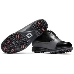 FootJoy Women's Premiere Series Golf Shoes Cap Toe Charcoal/Black -Pro Golf Shop footjoy womens premiere series golf shoes charcoal black cap combo toe itempicture