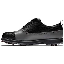 FootJoy Women's Premiere Series Golf Shoes Cap Toe Charcoal/Black -Pro Golf Shop footjoy womens premiere series golf shoes charcoal black cap toe instep itempicture