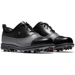FootJoy Women's Premiere Series Golf Shoes Cap Toe Charcoal/Black -Pro Golf Shop footjoy womens premiere series golf shoes charcoal black cap toe pair itempicture