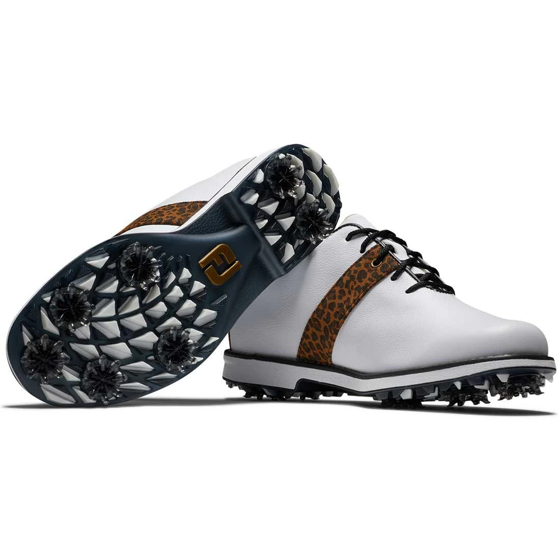 FootJoy Women's Premiere Series Golf Shoes White/Leopard 6 FootJoy Women's Premiere Series Golf Shoes White/Leopard - Image 4