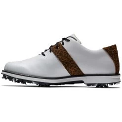 FootJoy Women's Premiere Series Golf Shoes White/Leopard 13 FootJoy Women's Premiere Series Golf Shoes White/Leopard -Pro Golf Shop footjoy womens premiere series golf shoes white leopard 99041 side itempicture