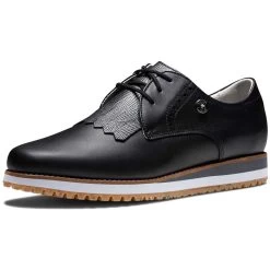 FootJoy Women's Sport Retro Golf Shoes Black/Black -Pro Golf Shop footjoy womens sport retro golf shoes black toe itempicture