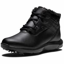 FootJoy Women's Stormwalker Golf Boots Black 10 FootJoy Women's Stormwalker Golf Boots Black -Pro Golf Shop footjoy womens stormwalker golf boots 98831 black front itempicture