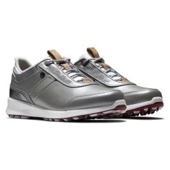 FootJoy Women's Stratos Golf Shoes Grey -Pro Golf Shop footjoy womens stratos golf shoes grey pair itempicture