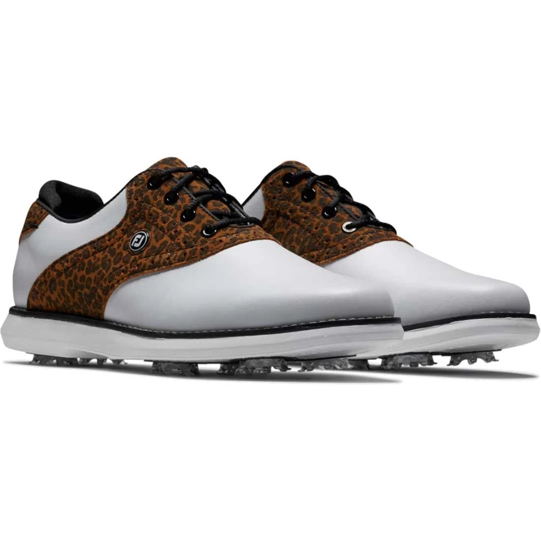 FootJoy Women's Traditions Saddle Golf Shoes Leopard 5 FootJoy Women's Traditions Saddle Golf Shoes Leopard - Image 3