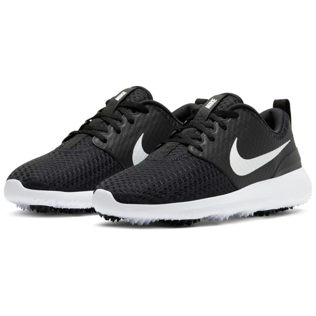 Nike Women's Roshe G Golf Shoes Black/Metallic White 5 Nike Women's Roshe G Golf Shoes Black/Metallic White - Image 3