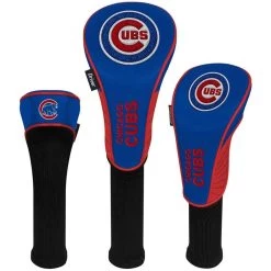 Team Effort MLB Set Of 3 Headcovers -Pro Golf Shop mcarthur sports mlb set of 3 headcovers chicago cubs