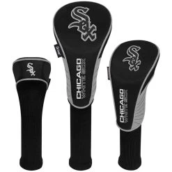 Team Effort MLB Set Of 3 Headcovers -Pro Golf Shop mcarthur sports mlb set of 3 headcovers chicago white sox