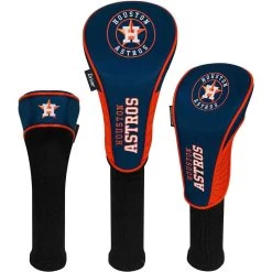 Team Effort MLB Set Of 3 Headcovers -Pro Golf Shop mcarthur sports mlb set of 3 headcovers houston astros