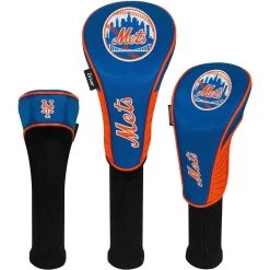 Team Effort MLB Set Of 3 Headcovers -Pro Golf Shop mcarthur sports mlb set of 3 headcovers new york mets