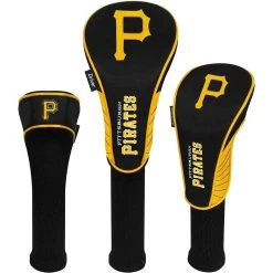 Team Effort MLB Set Of 3 Headcovers -Pro Golf Shop mcarthur sports mlb set of 3 headcovers pittsburgh pirates