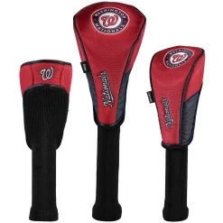 Team Effort MLB Set Of 3 Headcovers -Pro Golf Shop mcarthur sports mlb set of 3 headcovers washington nationals