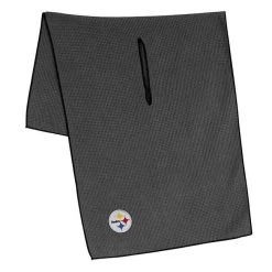 Team Effort NFL 19 X 41 Grey Microfiber Towel -Pro Golf Shop mcarthur sports nfl grey microfiber towel pittsburgh steelers