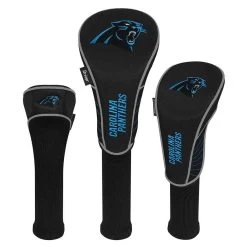 Team Effort NFL Set Of 3 Headcovers -Pro Golf Shop mcarthur sports nfl set of 3 headcovers carolina panthers
