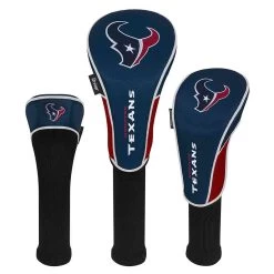 Team Effort NFL Set Of 3 Headcovers -Pro Golf Shop mcarthur sports nfl set of 3 headcovers houston texans