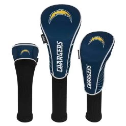 Team Effort NFL Set Of 3 Headcovers -Pro Golf Shop mcarthur sports nfl set of 3 headcovers los angeles chargers