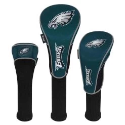 Team Effort NFL Set Of 3 Headcovers -Pro Golf Shop mcarthur sports nfl set of 3 headcovers philadelphia eagles
