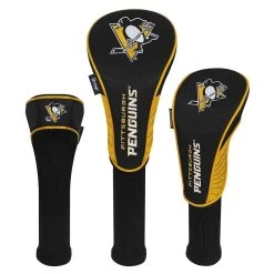 Team Effort NHL Set Of 3 Headcovers -Pro Golf Shop mcarthur sports nhl set of 3 headcovers pittsburgh penguins
