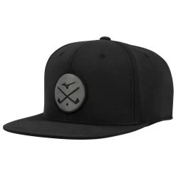 Mizuno Crossed Clubs Snapback Hat -Pro Golf Shop mizuno crossed clubs snapback hat black itempicture
