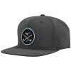 Mizuno Crossed Clubs Snapback Hat -Pro Golf Shop mizuno crossed clubs snapback hat charcoal itempicture
