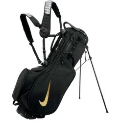Nike Air Hybrid 2 Stand Bag -Pro Golf Shop nike air hybrid 2 stand bag black black metallic gold itempicture