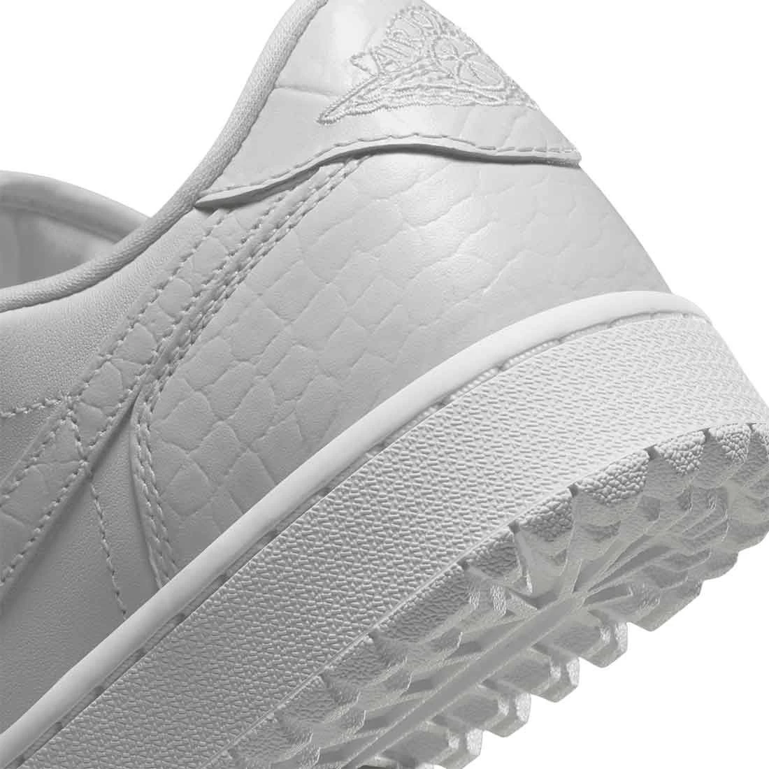 Nike Air Jordan 1 Low G Golf Shoes White/White/Pure Platinum 9 Nike Air Jordan 1 Low G Golf Shoes White/White/Pure Platinum - Image 7