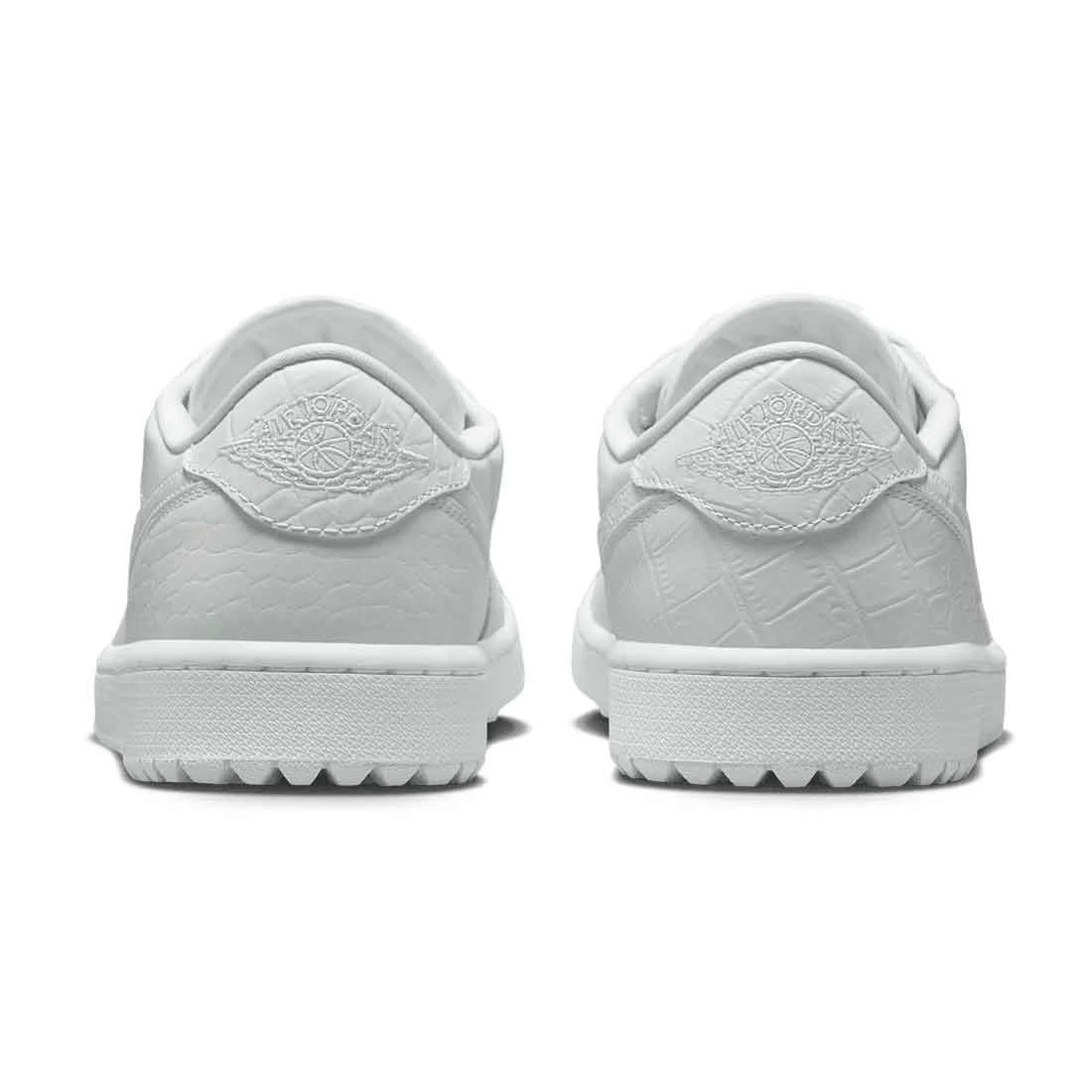 Nike Air Jordan 1 Low G Golf Shoes White/White/Pure Platinum 7 Nike Air Jordan 1 Low G Golf Shoes White/White/Pure Platinum - Image 5