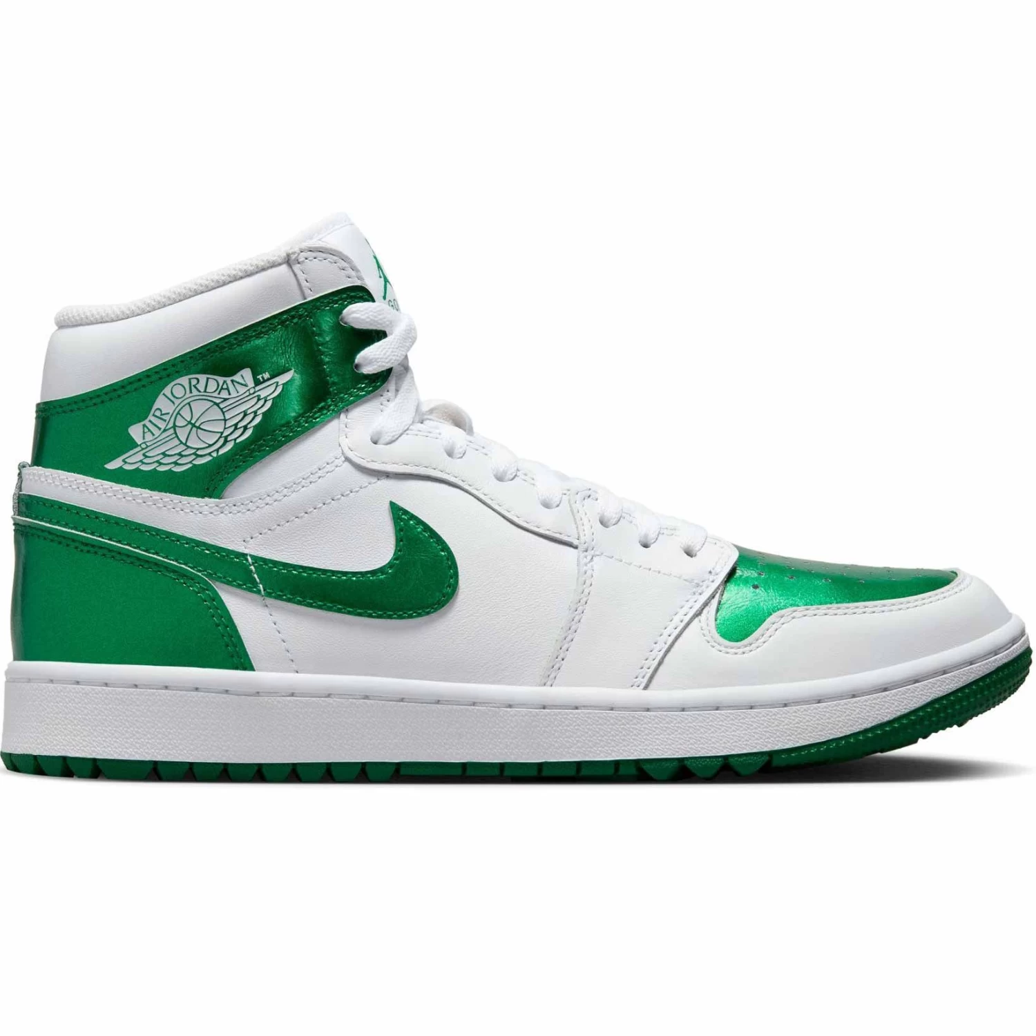 Nike Air Jordan I High G Golf Shoes White/Pine 3 Nike Air Jordan I High G Golf Shoes White/Pine