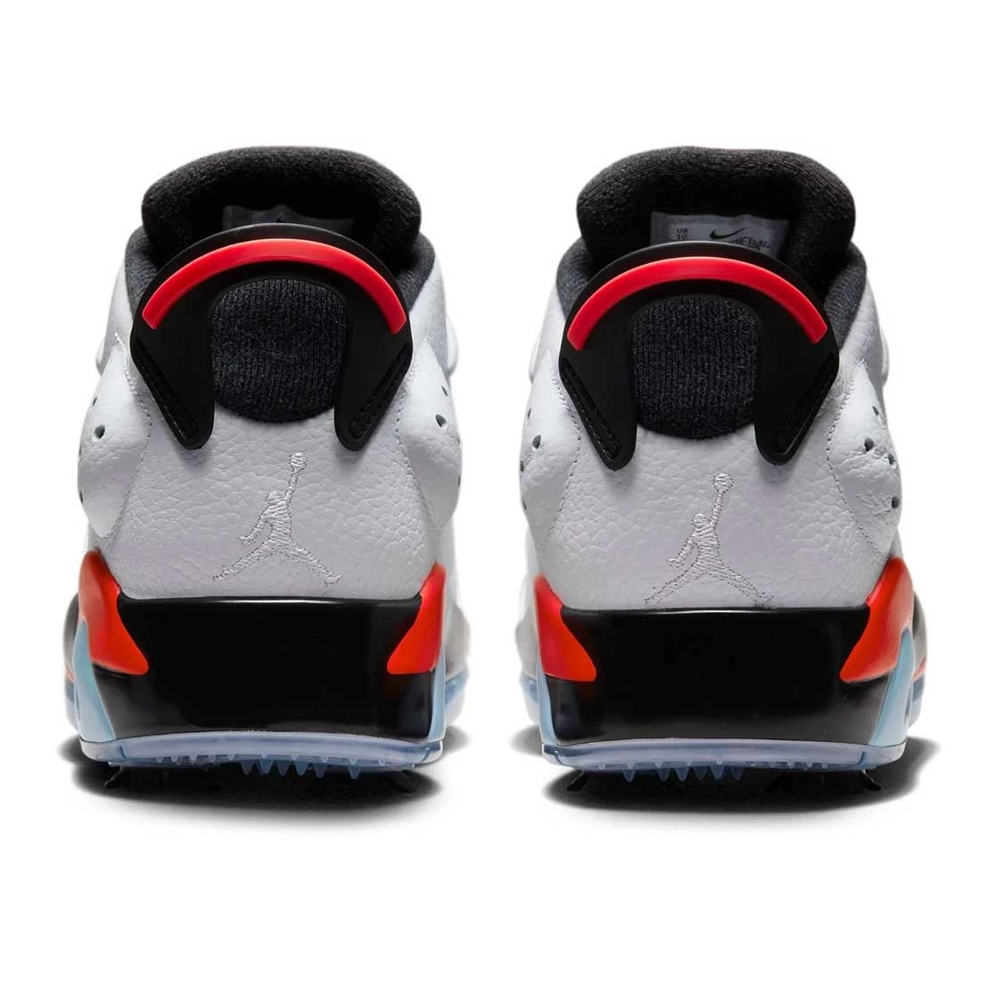 Nike Jordan Retro 6 G Golf Shoes White/Black/Infrared 8 Nike Jordan Retro 6 G Golf Shoes White/Black/Infrared - Image 6