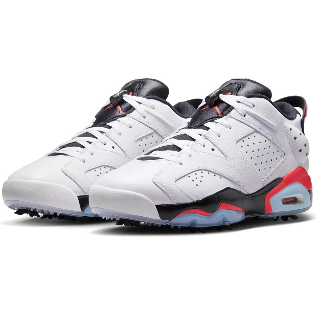 Nike Jordan Retro 6 G Golf Shoes White/Black/Infrared 5 Nike Jordan Retro 6 G Golf Shoes White/Black/Infrared - Image 3