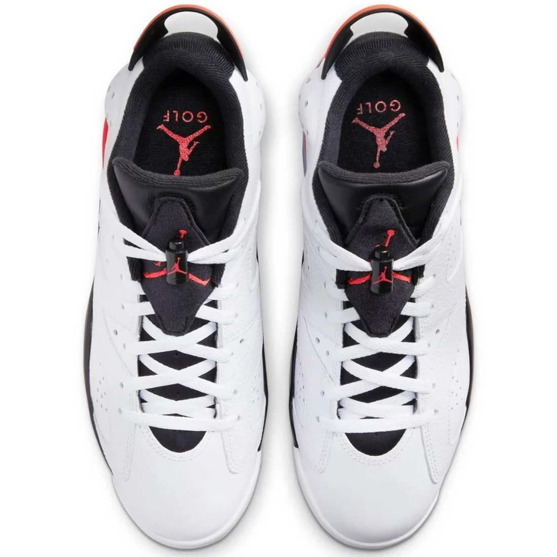 Nike Jordan Retro 6 G Golf Shoes White/Black/Infrared 7 Nike Jordan Retro 6 G Golf Shoes White/Black/Infrared - Image 5
