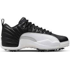 Nike Air Jordan XII Low G Golf Shoes Black/White/Varsity Red 12 Nike Air Jordan XII Low G Golf Shoes Black/White/Varsity Red -Pro Golf Shop nike air jordan xii low golf shoes black white varsity red side itempicture