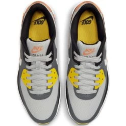 Nike Air Max 90 G Golf Shoes Smoke Grey/White/Black -Pro Golf Shop nike air max 90 g golf shoes smoke grey white black top