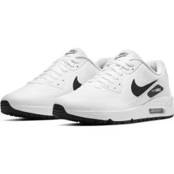 Nike Air Max 90 G Golf Shoes White/Black -Pro Golf Shop nike air max 90 g golf shoes white black pair itempicture